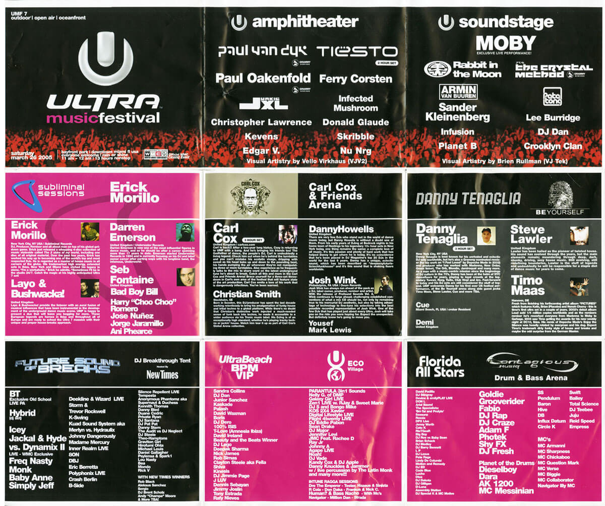 Previous Lineups Ultra Music Festival March 28, 29, 30 2025